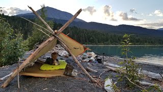 Survival Camping with my 2 yr old in Alaska His first Time  Bring the whole family along camping [upl. by Elleimac]