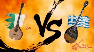 Greek Bouzouki vs Irish Bouzouki [upl. by Lainahtan]