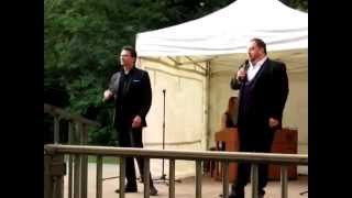 Mark Llewelyn Evans amp Wynne Evans  Gendarmes Duet [upl. by Osrick583]