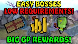 Easy Bosses That Make BANK  Low Requirements [upl. by Ahsikram]