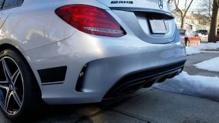 Mercedes C43 AMG Full Exhaust Sound [upl. by Anovahs222]