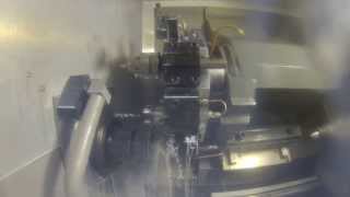 Thermowell Manufacturing For Tempreature Sensor Protection on Haas ST20 Lathe [upl. by Hiram]