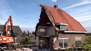 Slopen woning Ederveen in 10 minuten [upl. by Neerihs]