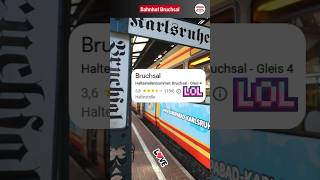 Bahnhof Bruchsal Lustige Google Bewertungen [upl. by Kannav804]