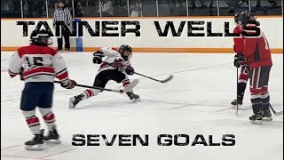 Tanner Wells 7 Goals [upl. by Suk]