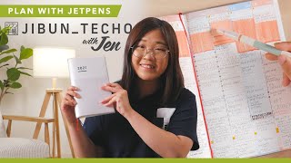 Kokuyo Jibun Techo 2021 How do we use it Plan with me video 📔 [upl. by Libb]