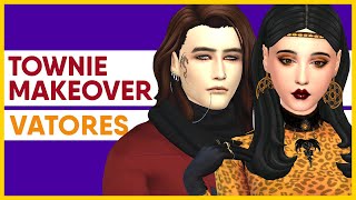 LILITH amp CALEB VATORE  Townie Makeover  The Sims 4 Create A Sim  CC Links [upl. by Nonrev829]