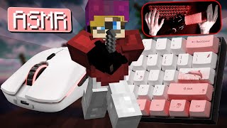 HANDCAM ASMR BedWars Keyboard amp Mouse Sounds  Hypixel BedWars [upl. by Anolahs]