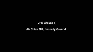 JFK controller tries to communicate with Air China 981 [upl. by Weiman]