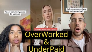 People are Over Worked amp Underpaid amp Under Appreciated  TikTok Jobs [upl. by Toma44]