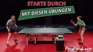 Übungen nach einer Pause amp für dein reguläres Training I Tischtennis trainieren wie die Profis [upl. by Zebaj]