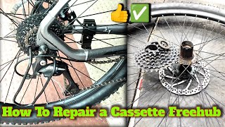 How To Repair Cassette freehub 🥰 youtube viralvideo video [upl. by Cullan]