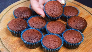 Chocolate Cupcake recipe  Cupcake recipe without oven  easy cupcake recipe at home [upl. by Leggett559]