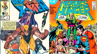 HOPE VS HUNGER Who Had the Better Famine Relief Charity Comic Book Marvel or DC Comics [upl. by Balthasar]