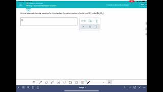 ALEKS Writing a standard formation reaction [upl. by Nwahsear]