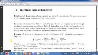 04 exercice de TD serie 2 danalyse 2 smpc les integrales généralisée [upl. by Kylah]