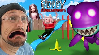 Its Adventure Time on Sussy Wussys Playground 🍌💀 FGTeeV Mashup Games [upl. by Neyu]