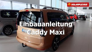 Solarplexius Auto Sonnenschutz ohne Folie für den VW Caddy Maxi tönen Sie ihre Scheiben selbst [upl. by Niryt379]