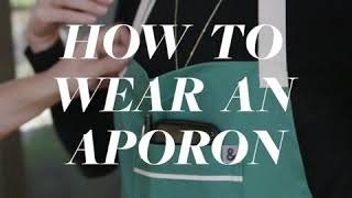 How to tie an Apron with Ellen Bennett of Hedley amp Bennett [upl. by Shara30]