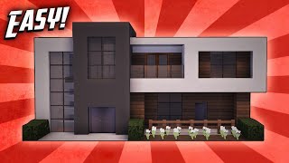 Minecraft How To Build A Small Modern House Tutorial 13 [upl. by Chapin]