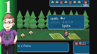 Lets Play Ikenfell Blind Part 1  New Magical School Game Similar to Earthbound and Paper Mario [upl. by Etram]