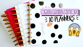 Comment je morganise avec 10 planners  ORGANISATION [upl. by Ellehcin940]