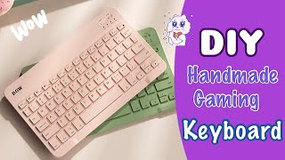 DIY Computer Keyboard ⌨️  How to make Keyboard with paper  School Projects  Paper Craft Idea [upl. by Shadow787]