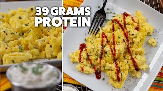 Healthy Scrambled Eggs with Cottage Cheese  Cheap amp Easy [upl. by Dierdre]