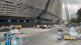 Obras estadio Santiago Bernabéu hoy remodelación 16 Octubre 2023 [upl. by Nnyroc]