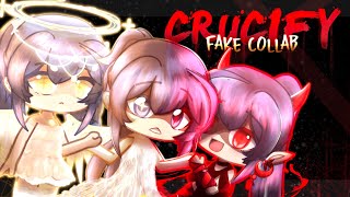 Crucify  FNF Fake Collab  Outfit Battle Open  Gacha Club  CosmicHalloweenFnfOutfitBattle [upl. by Lusar]