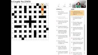 How to read a cryptic crossword clue Beginner video [upl. by Aronas]