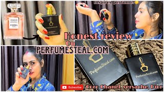 Honest❤️Review on PERFUMESTEALCOM expensive perfume in budget 😱🤩 nidhisunnymishra subscribe [upl. by Joey]