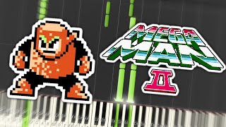 Megaman 2 Wood Man Theme Piano Tutorial Synthesia [upl. by Roydd]