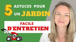 5 astuces pour un jardin FACILE DENTRETIEN [upl. by Anilek]