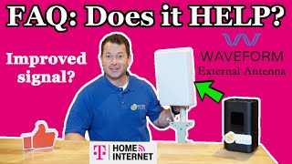 ✅ Does A Waveform External Antenna Help Signal On TMobile 5G Home Internet  FAQ 1 [upl. by Saideman]