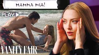 Amanda Seyfried Rewatches Mean Girls Jennifers Body The Dropout Mamma Mia amp More  Vanity Fair [upl. by Emyam]