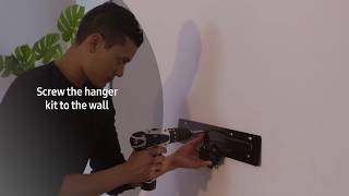 How to Install a No Gap Wall Mount for your Samsung TV  Samsung UK [upl. by Hunger]