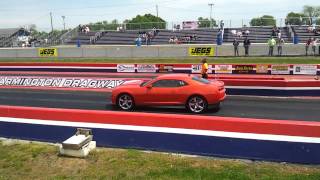 2010 Camaro ss does 885 seconds in 18th mi drag [upl. by Angele638]