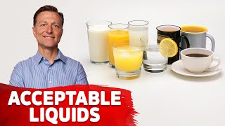 Acceptable Liquids During Fasting COMPLETE LIST [upl. by Leonore]