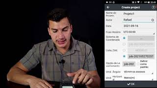 GNSS RTK LandStar 7 Avançado  CRIAÇÃO DE PROJETO [upl. by Patrich567]
