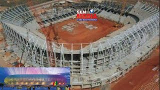 Stade Olympique de Diamniadio les travaux avancent à grands pas [upl. by Marzi84]