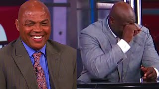 Charles Barkley Brings Shaq to Tears by MOCKING Kendrick Perkins Racist MVP Claim Inside the NBA [upl. by Semmes118]