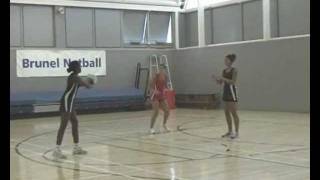 Quintic Netball  Game skills defending  Intercepting [upl. by Elletnahs253]