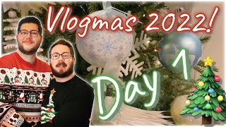 DECORATING THE CHRISTMAS TREE amp ADVENT CALENDARS VLOGMAS 2022 DAY 1 [upl. by Cheadle]