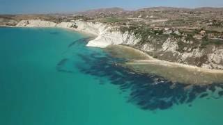 Scala dei Turchi Realmonte Agrigento riprese video eseguite con drone [upl. by Ettennahs78]