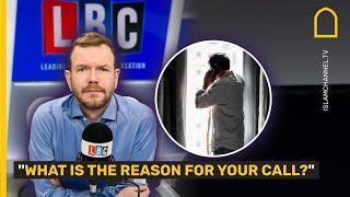 James OBrien on LBC quotWHAT IS THE REASON FOR YOUR CALLquot [upl. by Leventhal]