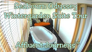 Seabourn Odyssey Wintergarden Suite Tour in 1080p [upl. by Fiann]