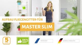 Montage Video Fliegengittertür MASTER SLIM [upl. by Eiramaliehs]