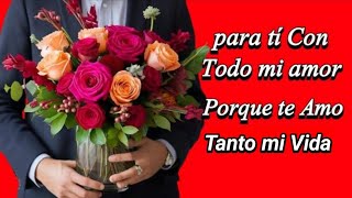 ERES LA MUJER MÁS HERMOSA QUE CONOZCO ♥️ Poemas de amor para la mujer que amo escritos con amor [upl. by Picker]