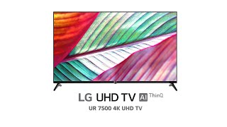 Unveil The Future Of Home Entertainment  LG UR 7500 4K UHD Smart TV  LG India [upl. by Gino466]